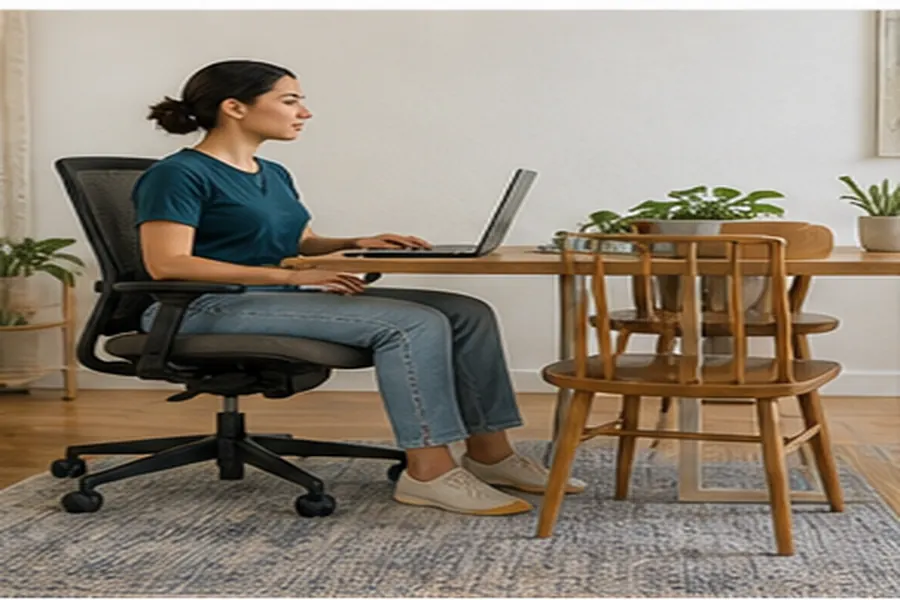 Contextual view illustrating how to choose an office chair